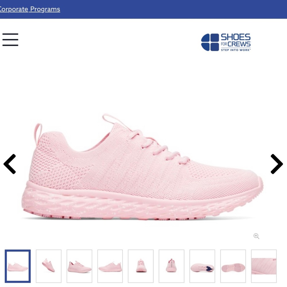 NIB Pink Shoes for Crews Everlight